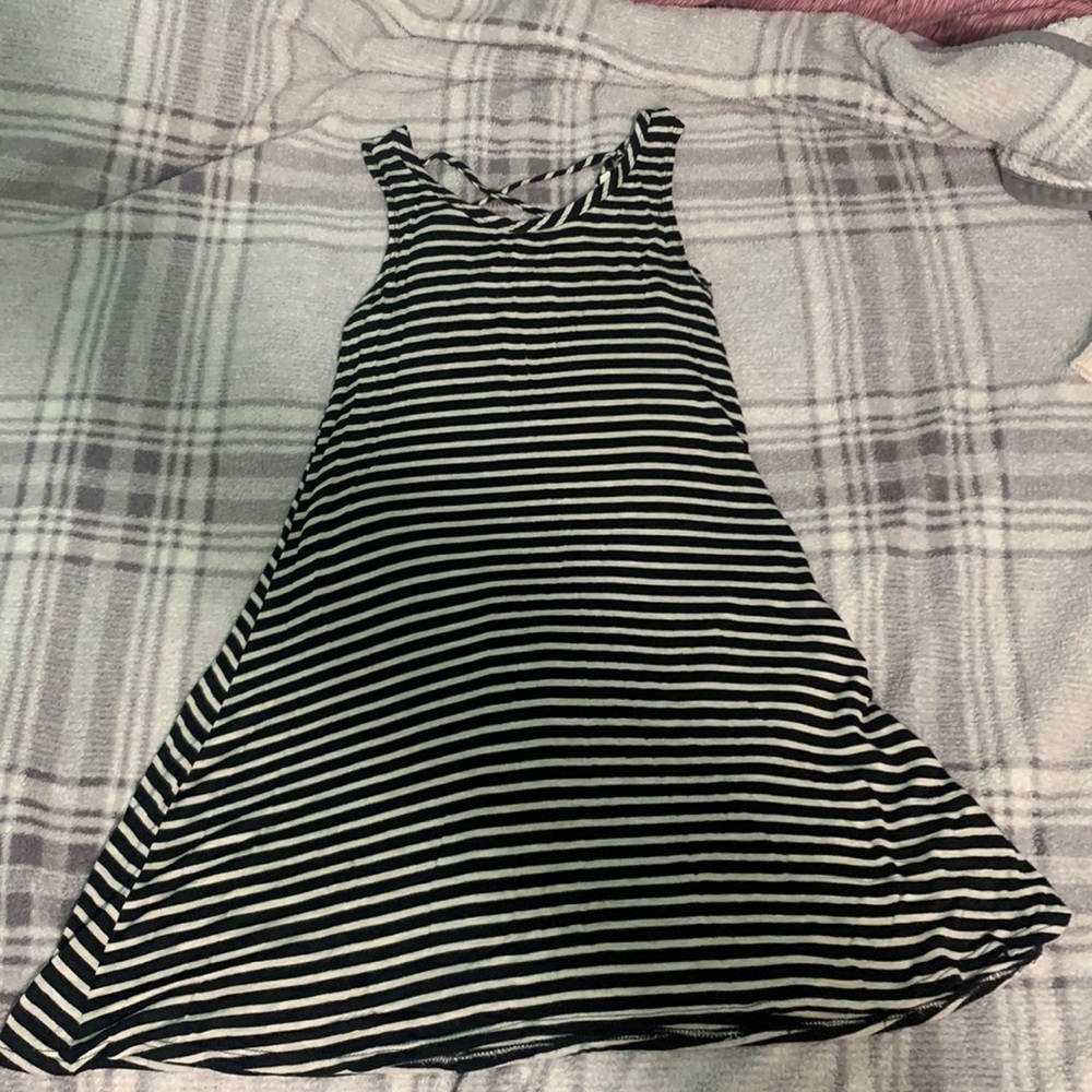 A stripped dress